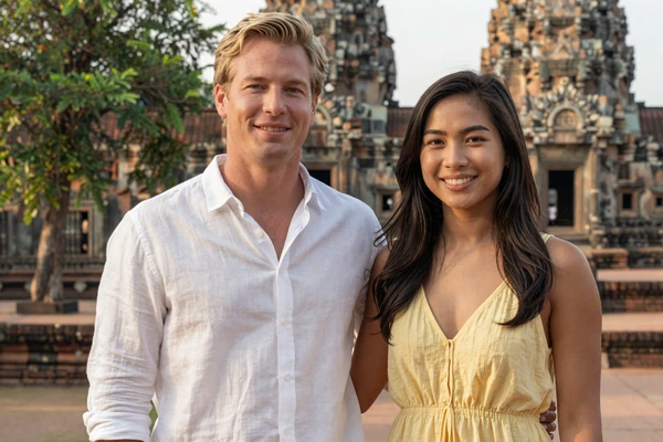 Jason and Srey - American man and Cambodian woman love story from finding love overseas