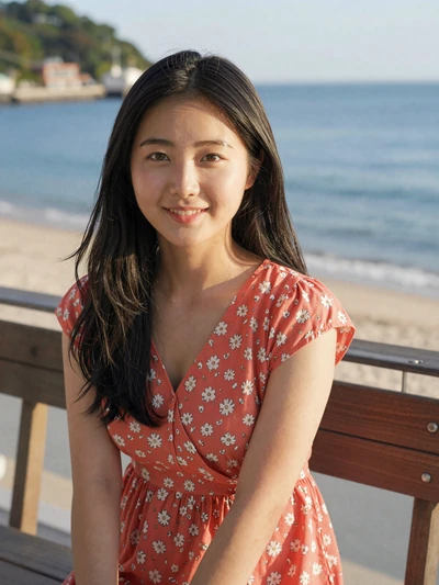 Soyoung, 27, from Busan - Korean woman at a waterfront cafe seeking meaningful overseas dating connection