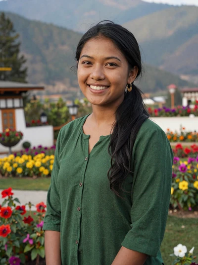 Tshering, 24, from Thimphu - young Bhutanese woman open to intercultural dating